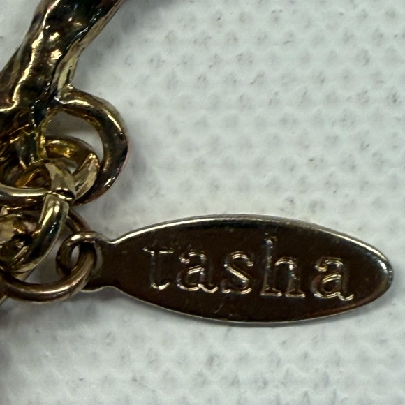 Tasha Gold Tone Link Bracelet - Picture 7 of 7